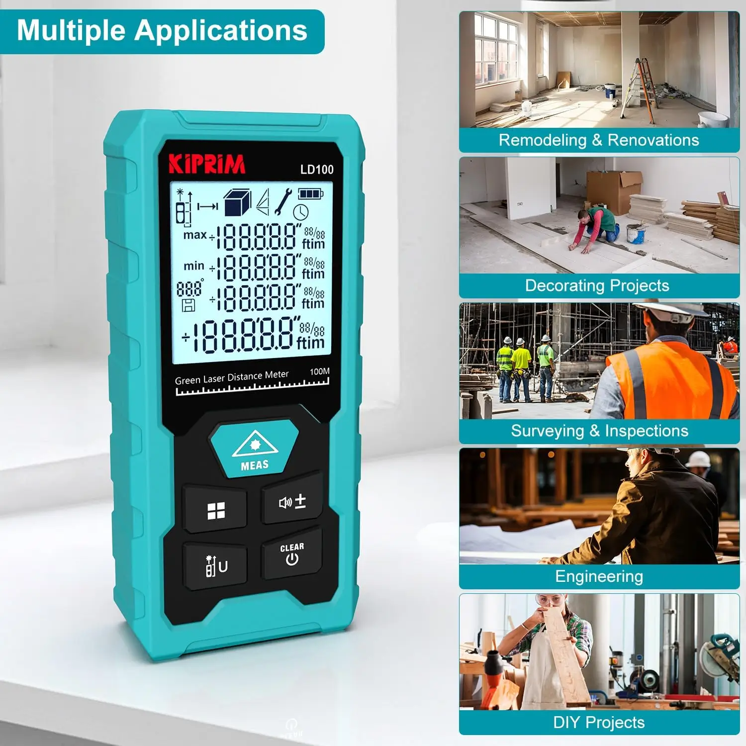 Is Kiprim LD100 the Best Laser Measuring Tape 100m?