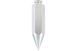 Johnson Level & Tool 012 Steel Hexagonal Plumb Bob, 12 oz., Steel Finish, 1 Pack - buy 12 oz steel plumb bob view 1
